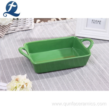 Bakeware Glazed Ceramic Baking Set With Handle